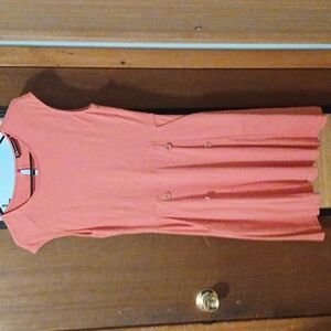New York & Company Coral Sleeveless Top